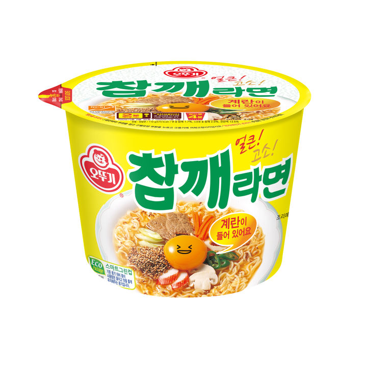 참깨라면 용기면. (사진=오뚜기 제공) *재판매 및 DB 금지