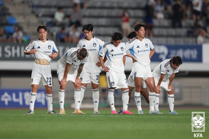 [서울=뉴시스] 프로축구 K리그1 울산 HD 선수단. (사진=한국프로축구연맹 제공) 2026.07.29. photo@newsis.com *재판매 및 DB 금지
