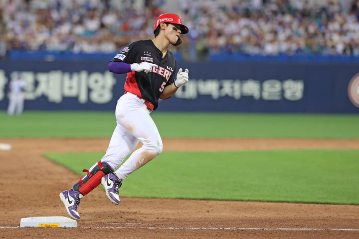 [서울=뉴시스] 프로야구 KIA 타이거즈의 김도영. (사진 = KIA 타이거즈 제공) *재판매 및 DB 금지