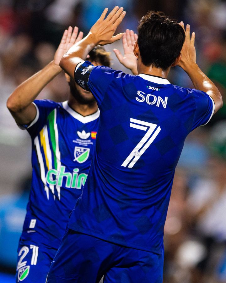 [서울=뉴시스] 미국 프로축구 메이저리그사커(MLS) 올스타 주장 손흥민, 멕시코 프로축구 리가 MX 올스타와의 맞대결에서 멀티골 맹활약. (사진=MLS SNS 캡처) 2026.07.30. photo@newsis.com 