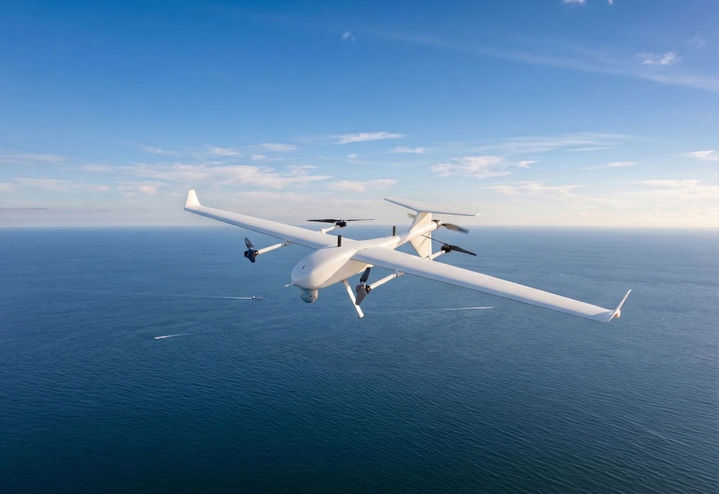 [부산=뉴시스] 해양드론기술이 개발한 해양 특화 수직이착륙(VTOL) 드론. (사진=해양드론기술 제공) 2026.07.31. photo@newsis.com *재판매 및 DB 금지