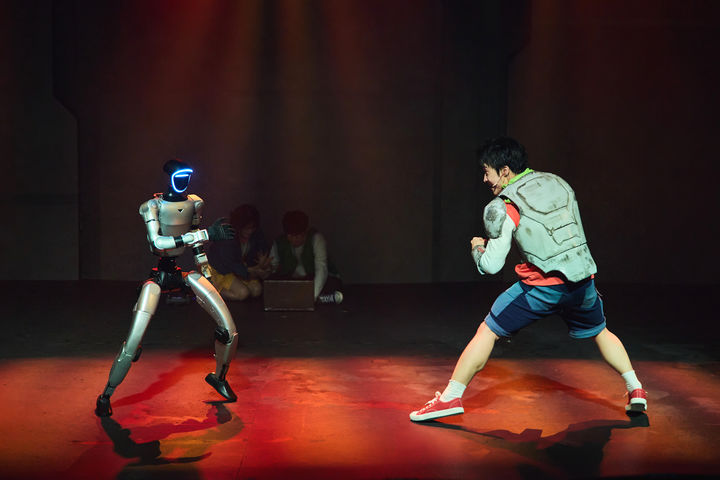 뮤지컬 'AI 세계에서 살아남기' 공연 장면. (사진=할리퀸크리에이션즈 제공) *재판매 및 DB 금지