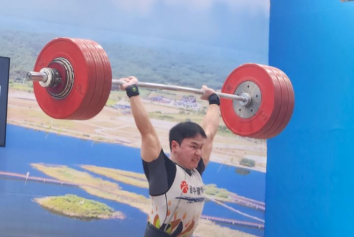 [전남광주=뉴시스] 전남광주통합특별시청 소속 역도 손현호. (사진 = 광주시체육회 제공). 2026.07.30. photo@newsis.com *재판매 및 DB 금지