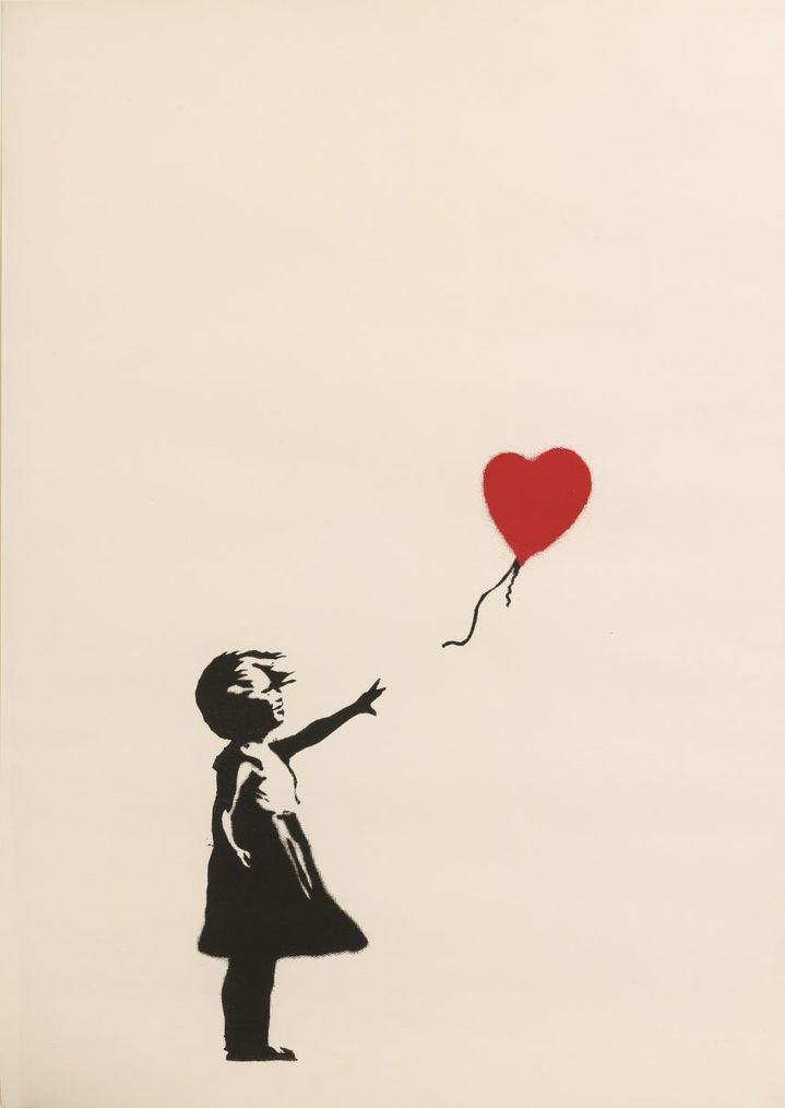 뱅크시 ‘Girl with Balloon’. 뱅크시전시문화 주식회사 제공 *재판매 및 DB 금지
