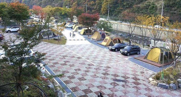[단양=뉴시스] 새단장한 소선암 오토켐핑장. (사진=뉴시스 DB). photo@newsis.com&nbsp; *재판매 및 DB 금지