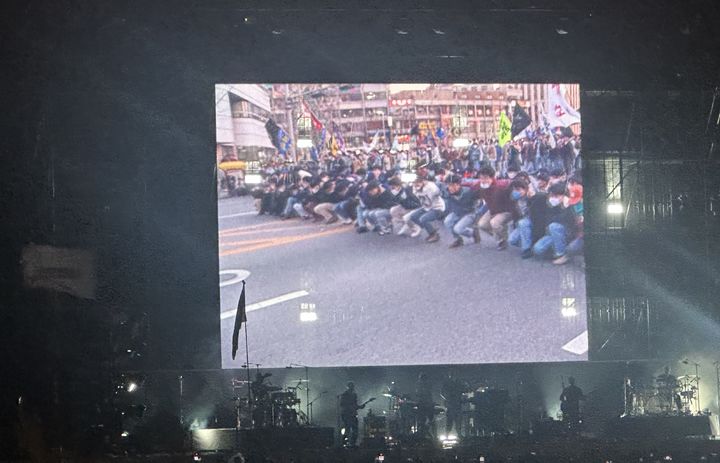 [인천=뉴시스] 이재훈 기자 = 1일 오후 인천 송도달빛축제공원에서 열린 인천 록 페스티벌 현장에서 공연 중인 매시브 어택. 2026.08.01. realpaper7@newsis.com *재판매 및 DB 금지