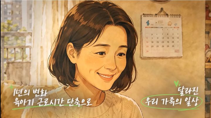 '1년의 변화, 달라진 내 일상' 공모전 수상작. (대한민국정부 유튜브 캡처) *재판매 및 DB 금지