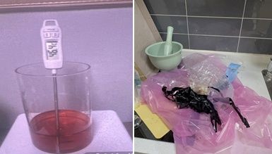 [수원=뉴시스] 제조한 합성대마 및 사용된 도구. (사진=마약범죄 정부합동수사본부 제공) 2026.08.03. photo@newsis.com *재판매 및 DB 금지