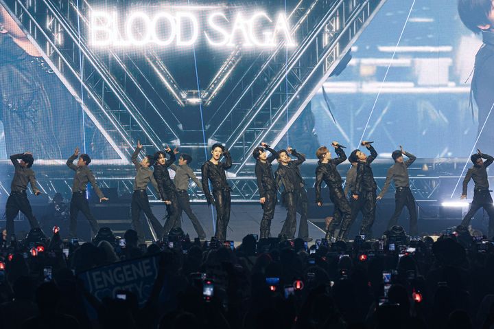 [서울=뉴시스] 엔하이픈 'BLOOD SAGA' 라스베이거스. (사진 = 빌리프랩(하이브) 제공) 2026.08.03. photo@newsis.com *재판매 및 DB 금지