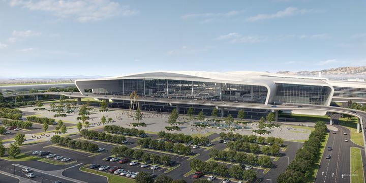 [인천공항=뉴시스] 사진은 우즈베키스탄 타슈켄트 신공항 조감도. 2026.08.04. (사진=인천공항공사 제공) photo@newsis.com *재판매 및 DB 금지