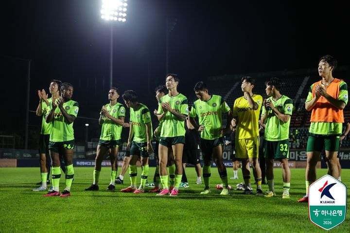 [서울=뉴시스] 프로축구 K리그2 김포FC. (사진=한국프로축구연맹 제공) *재판매 및 DB 금지