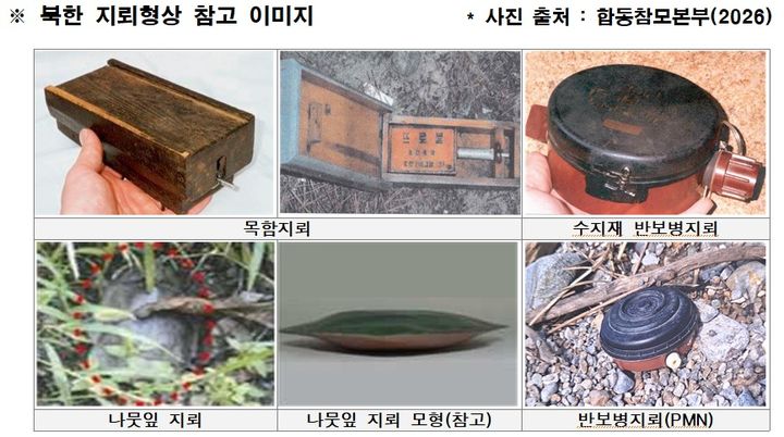 북한 지뢰 형상. (사진=해병대 제공) 2026.08.04. photo@newsis.com *재판매 및 DB금지 *재판매 및 DB 금지