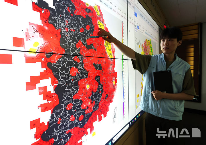 [원주=뉴시스] 뜨거운 한반도. (사진=뉴시스 DB). photo@newsis.com
