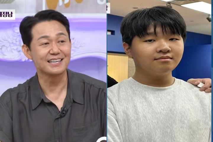 [서울=뉴시스] 배우 박성웅이 17살 아들 사진을 공개했다. (사진 = KBS1 '아침마당' 캡처) 2026.08.05. photo@newsis.com *재판매 및 DB 금지