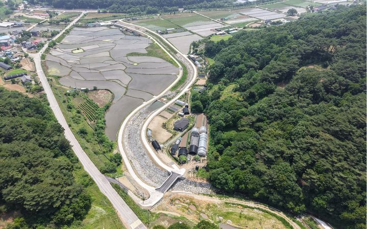 [아산=뉴시스] 충남 아산시가 유곡1소하천 정비사업을 마무리했다. (사진=아산시 제공) 2026.08.05. photo@newsis.com *재판매 및 DB 금지
