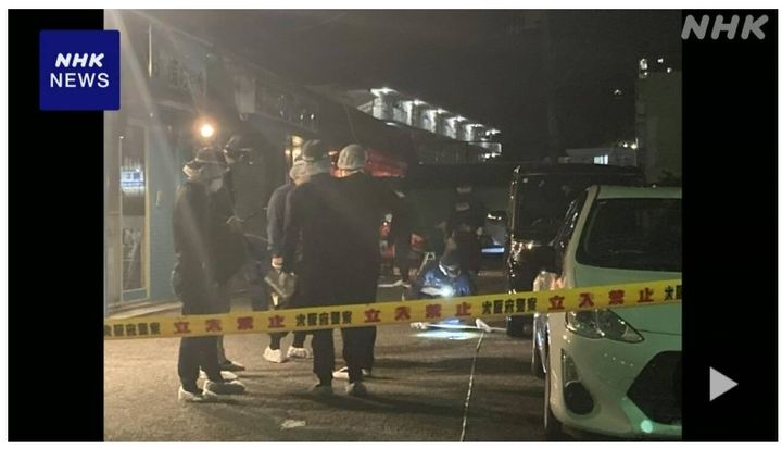 [서울=뉴시스] 일본 오사카부에서 경찰이 흉기를 든 채 달려드는 남성에게 발포해 사망하는 사건이 발생했다. (사진=NHK 웹사이트 캡처) 2026.08.05. *재배포 및 DB 금지