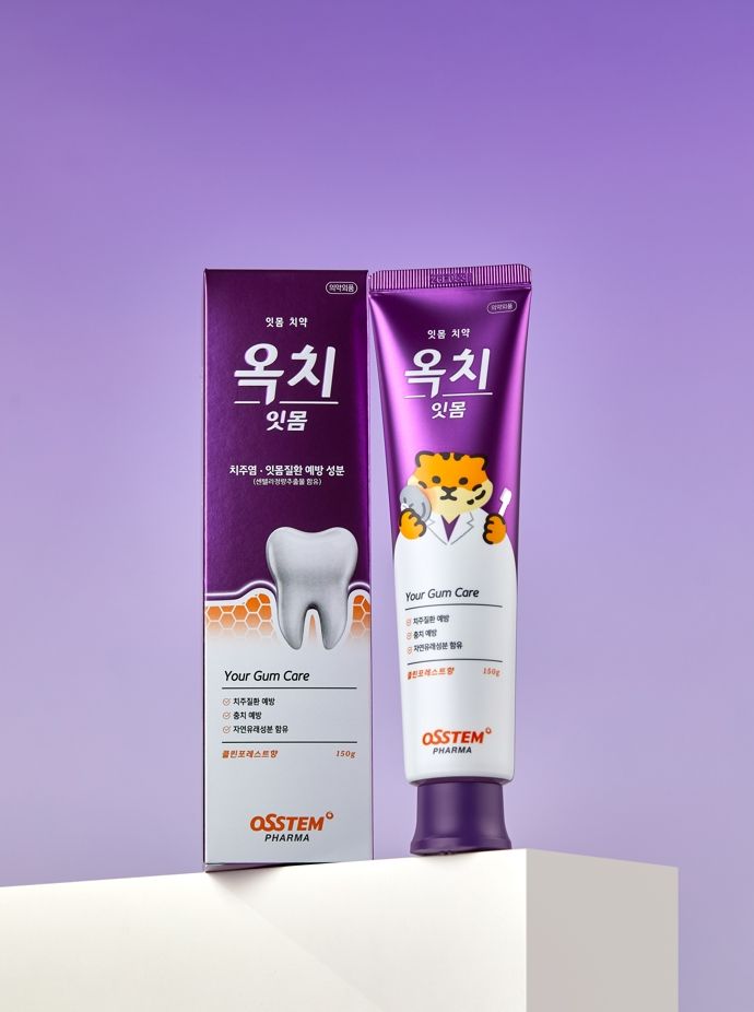 [서울=뉴시스] 오스템파마는 약국 프리미엄 구강 브랜드 '옥치'가 신제품 '옥치 잇몸 치약'을 출시했다고 6일 밝혔다. (사진=오스템파마 제공) 2026.08.06. photo@newsis.com *재판매 및 DB 금지