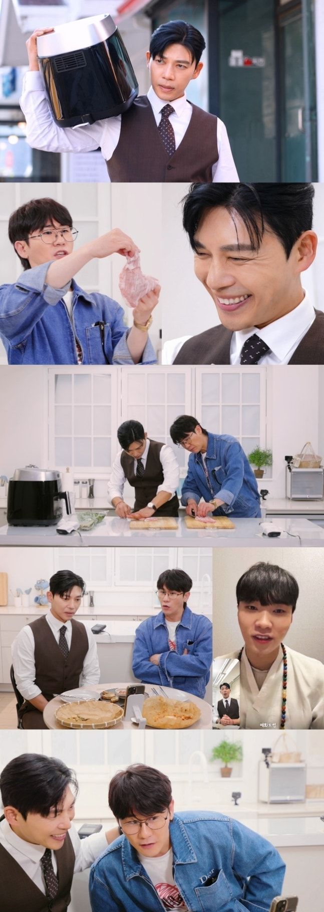 [서울=뉴시스] 6일 오후 8시30분 방송되는 KBS 2TV '신상출시 편스토랑'에서는 배우 지승현과 영탁이 노래 '고된떡볶이'를 녹음하는 모습이 공개된다. (사진=KBS) 2026.08.06. photo@newsis.com *재판매 및 DB 금지