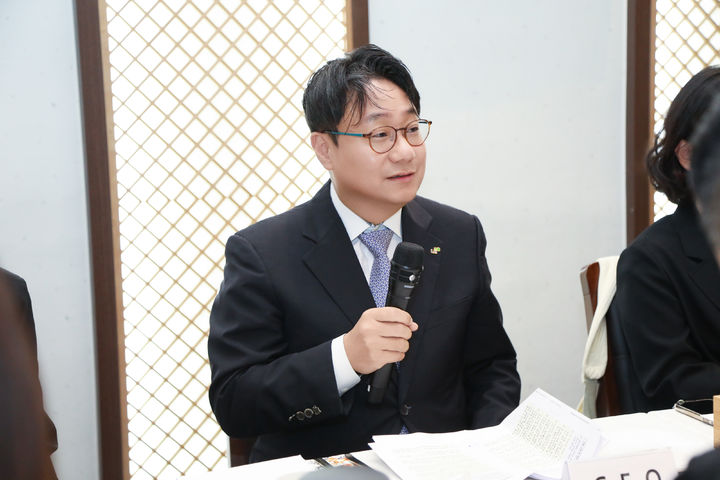 [서울=뉴시스]이성훈 한국토지주택공사(LH) 사장이 6일 기자간담회를 열고 발언하고 있다. (사진=LH제공) 2026. 8. 6. *재판매 및 DB 금지