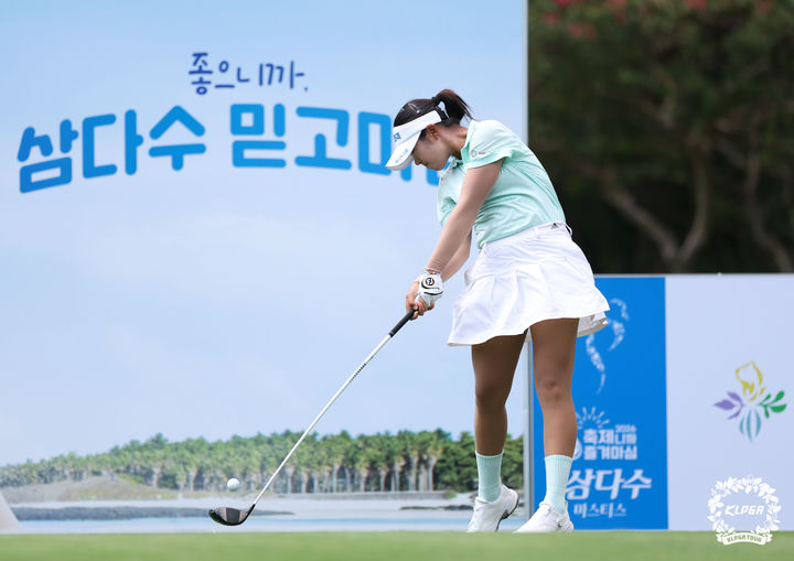 [서울=뉴시스] 한국여자프로골프(KLPGA) 투어 제주삼다수 마스터스 첫날 공동 4위에 오른 서교림. (사진=KLPGA 제공) 2026.08.06. *재판매 및 DB 금지