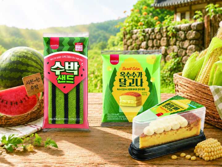 삼립, 여름 디저트 신제품. (사진=삼립 제공) *재판매 및 DB 금지