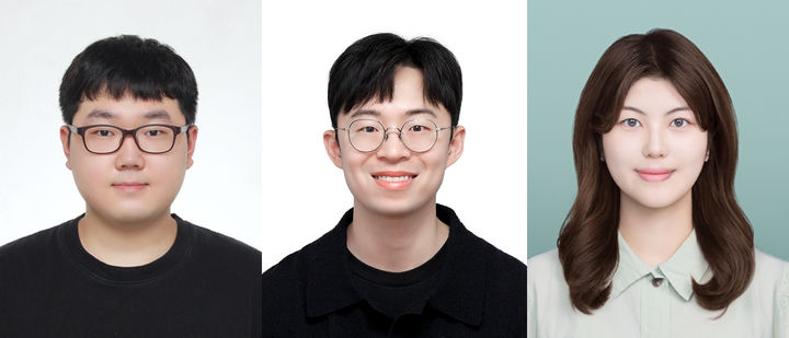 [서울=뉴시스] (왼쪽부터) 동국대 김태현, 이제선, 조혜진 대학원생. (사진=동국대 제공) 2026.08.07. photo@newsis.com *재판매 및 DB 금지