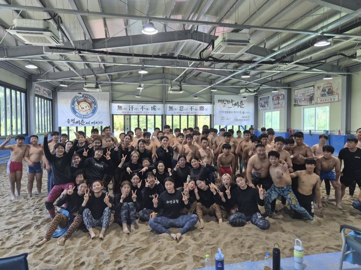 증평군, 전국 씨름팀 하계 전지훈련 15개팀 200명 유치