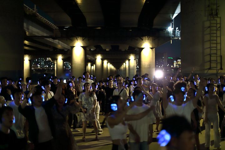 [서울=뉴시스] 한강 무소음 파티 모습. (사진=예술의전당 제공) 2026.08.07.photo@newsis.com *재판매 및 DB 금지