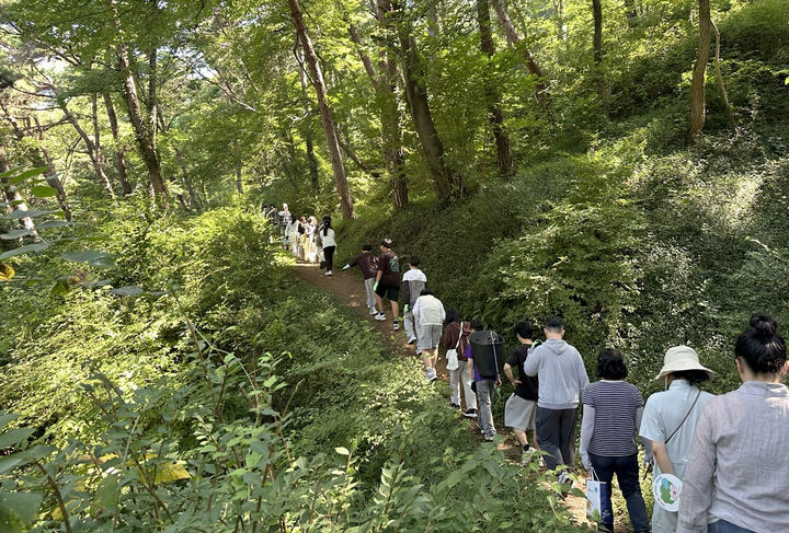 [전남광주=뉴시스] 전남광주통합특별시 국립나주숲체원은 '산림문화 융합 체험 프로그램' 운영. (사진=국립나주숲체원 제공). photo@newsis.com *재판매 및 DB 금지