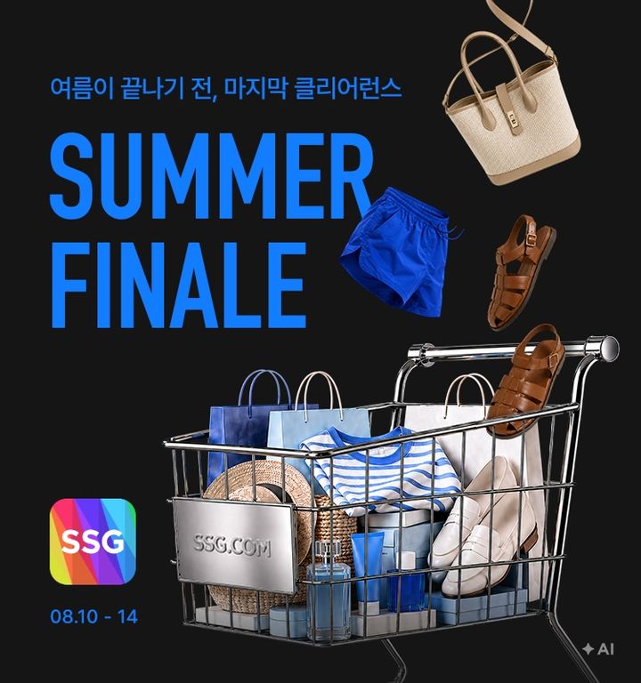 SSG닷컴은 14일까지 패션과 뷰티 카테고리를 아우르는 여름 할인 행사 '썸머 피날레(Summer Finale)'를 진행한다고 10일 밝혔다. *재판매 및 DB 금지