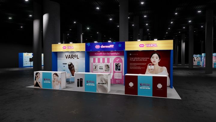 [서울=뉴시스] K-컬렉션 위드 케이콘 LA 2026(K-COLLECTION with KCON LA 2026) 행사장 부스 조감도. (사진=대·중소기업·농어업협력재단 제공) 2026.08.11. photo@newsis.com *재판매 및 DB 금지