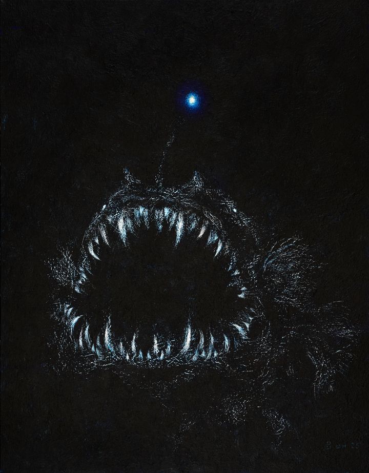 강요배_혹등아귀, 2025, Acrylic on canvas, 116.7x91cm *재판매 및 DB 금지