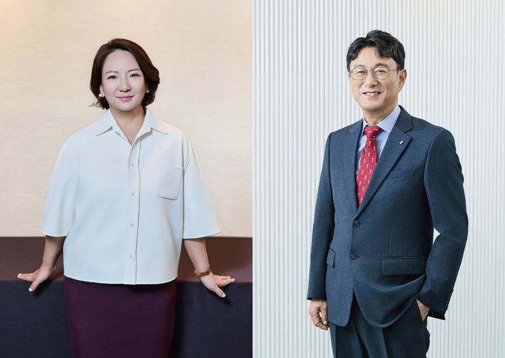 [서울=뉴시스] 최현수(왼쪽) 깨끗한나라 대표이사 회장과 이동열 깨끗한나라 대표이사 사장. (사진=깨끗한나라 제공) 2026.08.11. photo@newsis.com *재판매 및 DB 금지
