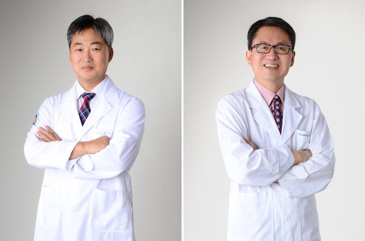 [울산=뉴시스] 울산대학교병원 김욱주(왼쪽), 신상훈 교수. (사진=울산대병원 제공) 2026.08.12. photo@newsis.com *재판매 및 DB 금지