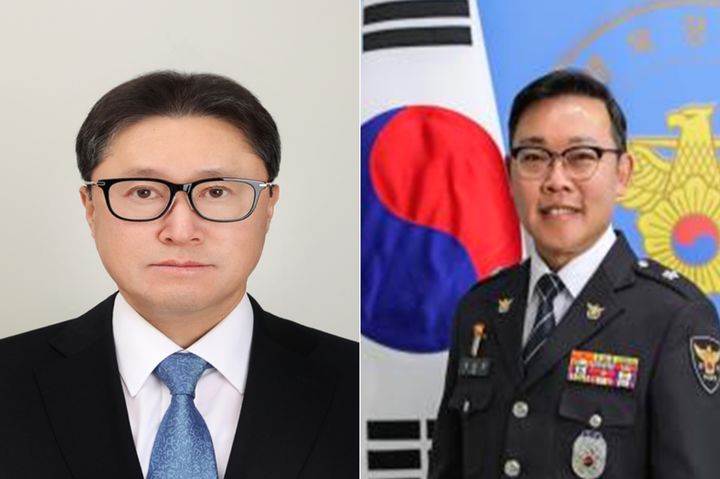 (왼쪽부터) 양영우 서울청 101경비단장, 오승진 서울청 수사부장 *재판매 및 DB 금지