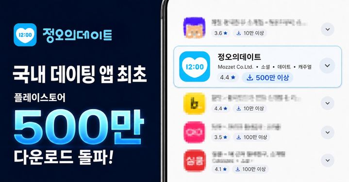 [서울=뉴시스](사진=정오의데이트 제공)2026.08.12.