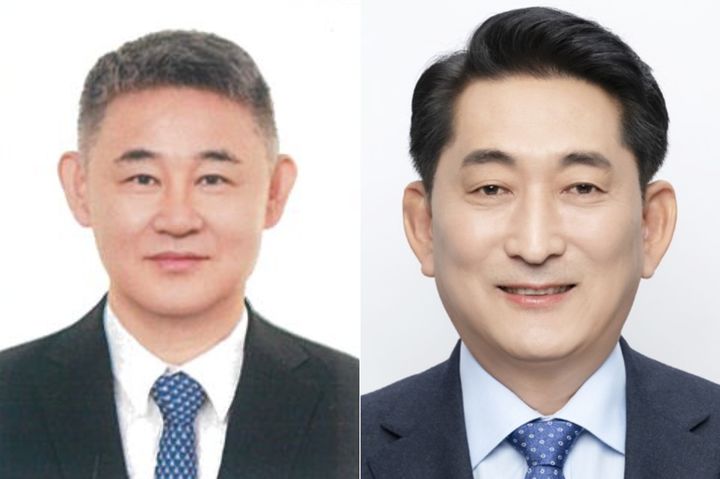 (왼쪽부터) 박병국 충북도 대외협력보좌관, 이재한 충북도 정무특별보좌관 *재판매 및 DB 금지