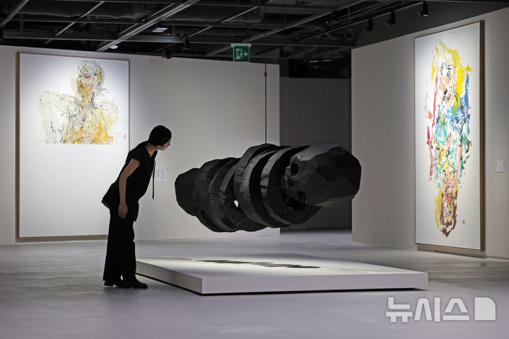 [서울=뉴시스] 박진희 기자 = 세화미술관에서 독일 신표현주의 대표 작가 게오르그 바젤리츠(Georg Baselitz)의 전시가 국내에서 19년 만에 열린다.2026.08.12. pak7130@newsis.com