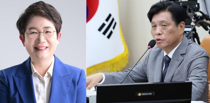 [대전=뉴시스] 왼쪽부터 더불어민주당 박정현(대전 대덕구), 조승래(〃유성구갑) 국회의원. *재판매 및 DB 금지