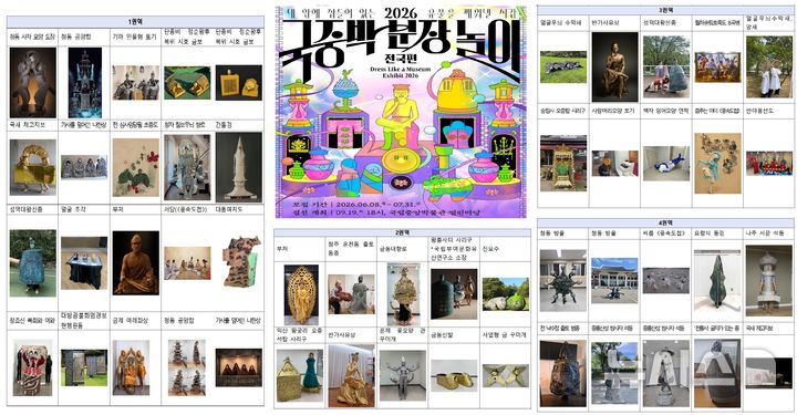 [서울=뉴시스] '2026 국중박 분장놀이 전국편' 본선 진출작 50팀 (사진=국립중앙박물관 제공) 2026.08.14. photo@newsis.com