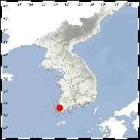 [서울=뉴시스] 14일 오후 5시43분38초께 전남광주 해남군 서북서쪽 21㎞ 지역에서 규모 2.1 지진이 발생했다. (자료=기상청 제공) 2026.08.14. photo@newsis.com *재판매 및 DB 금지