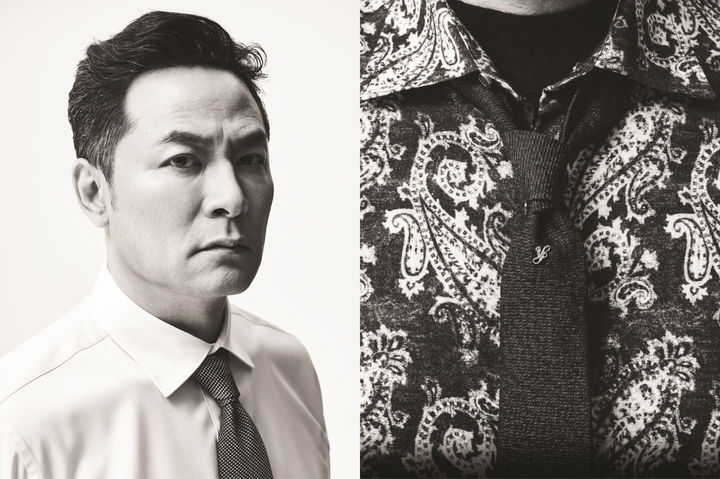 [서울=뉴시스] 예작 앰버서더 김창옥 교수와 예술작품을 뜻하는 예작의 프리미엄 셔츠 (사진=형지 제공) 2026.08.16. photo@newsis.com *재판매 및 DB 금지
