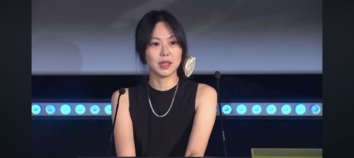 [서울=뉴시스] 김민희. (사진 = 로카르노 영화제 유튜브 캡처) 2026.08.15. photo@newsis.com *재판매 및 DB 금지