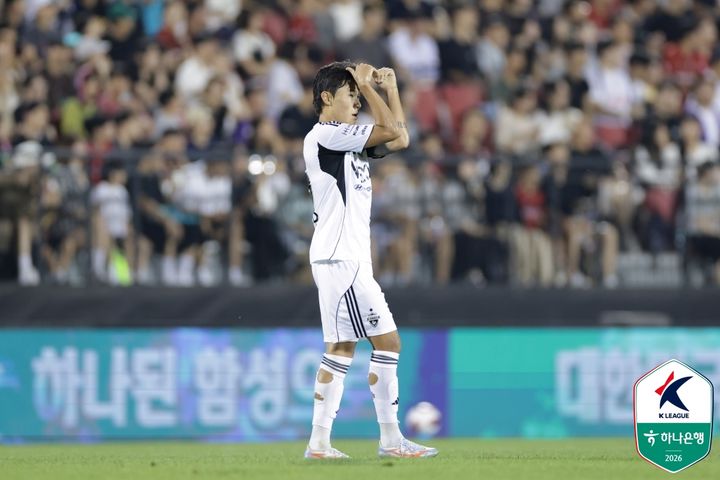 [서울=뉴시스] 프로축구 K리그1 전북현대의 최우진. (사진=한국프로축구연맹 제공) 2026.08.16. photo@newsis.com *재판매 및 DB 금지