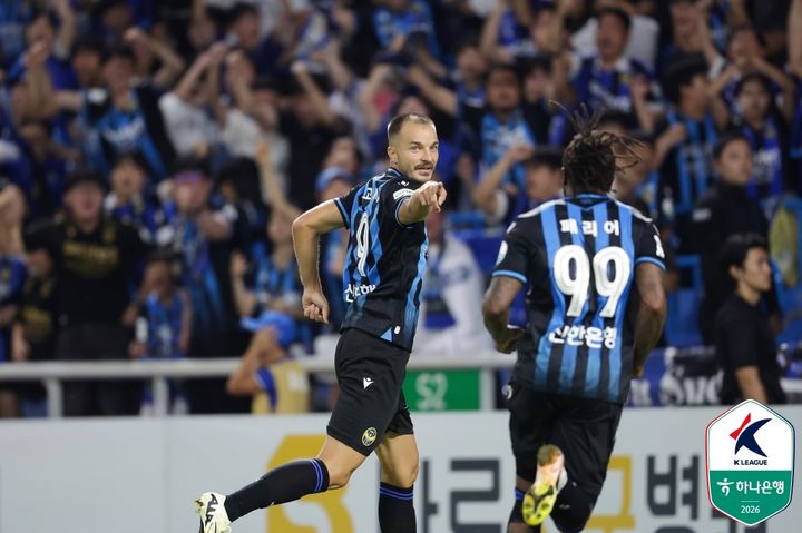 [서울=뉴시스]K리그1 인천 무고사. (사진=한국프로축구연맹 제공)