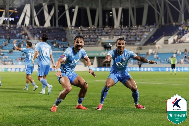 [서울=뉴시스]K리그2 대구 3위로 도약. (사진=한국프로축구연맹 제공)
