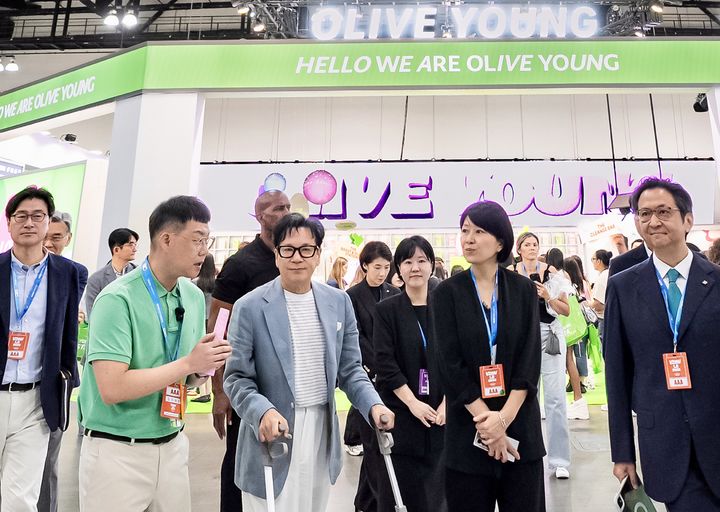 KCON LA 2026 현장을 찾은 이재현 CJ 회장 (사진=CJ 제공) *재판매 및 DB 금지