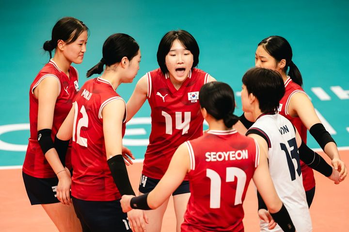 [서울=뉴시스] 한국 17세 이하(U-17) 여자 배구 대표팀, 2026 국제배구연맹(FIVB) U-17 세계선수권대회에서 6위 기록. (사진=FIVB 홈페이지 캡처) 2026.08.17. photo@newsis.com