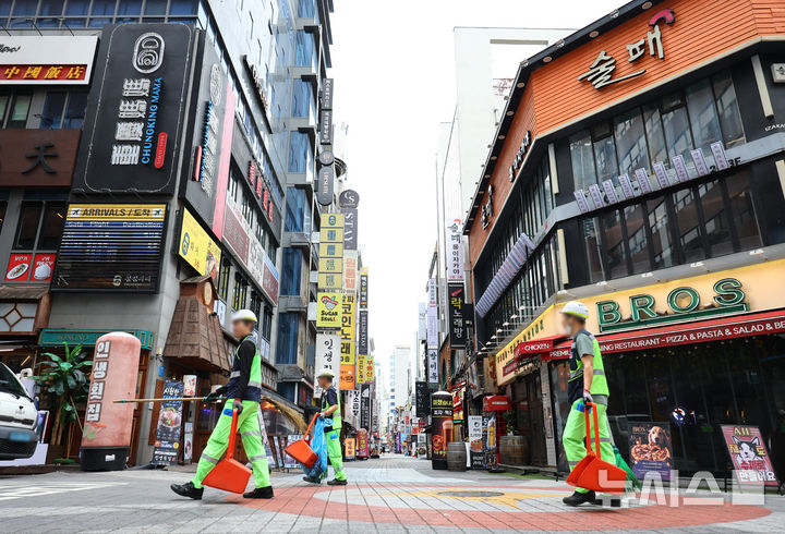 대도시 상가 밀집 지역. (사진=뉴시스DB)