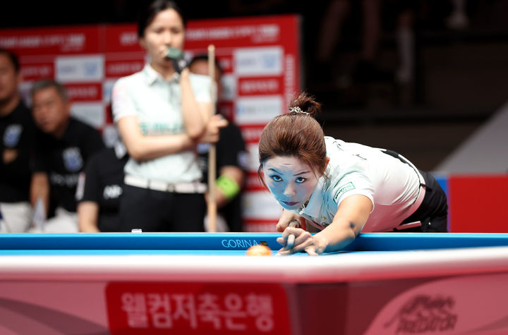 [서울=뉴시스] 프로당구(PBA) 하나카드의 김가영. (사진=PBA 제공) *재판매 및 DB 금지